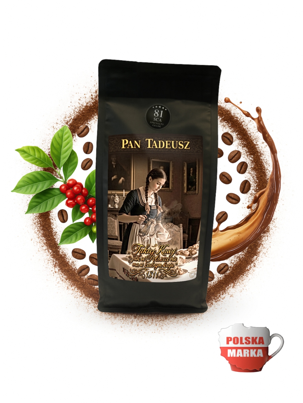 Levně Pan Tadeusz prémiová Káva 1KG