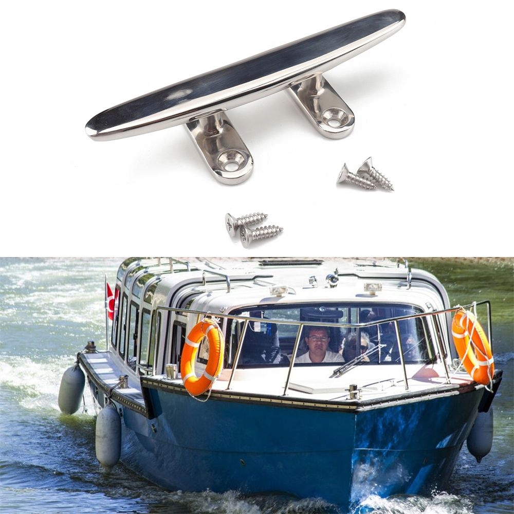 6935461860471104287 - 4 Inch Stainless Steel Mooring Marine Cleat Tie Для