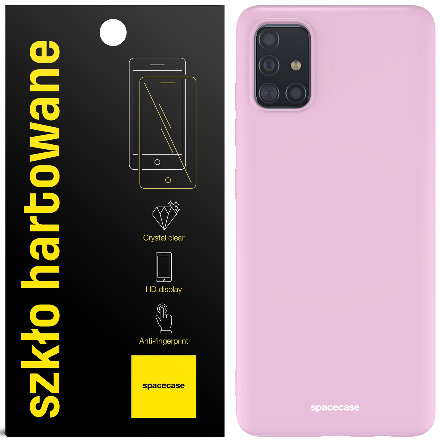 

Etui Do Galaxy A71 Spacecase Silicone Case Szkło