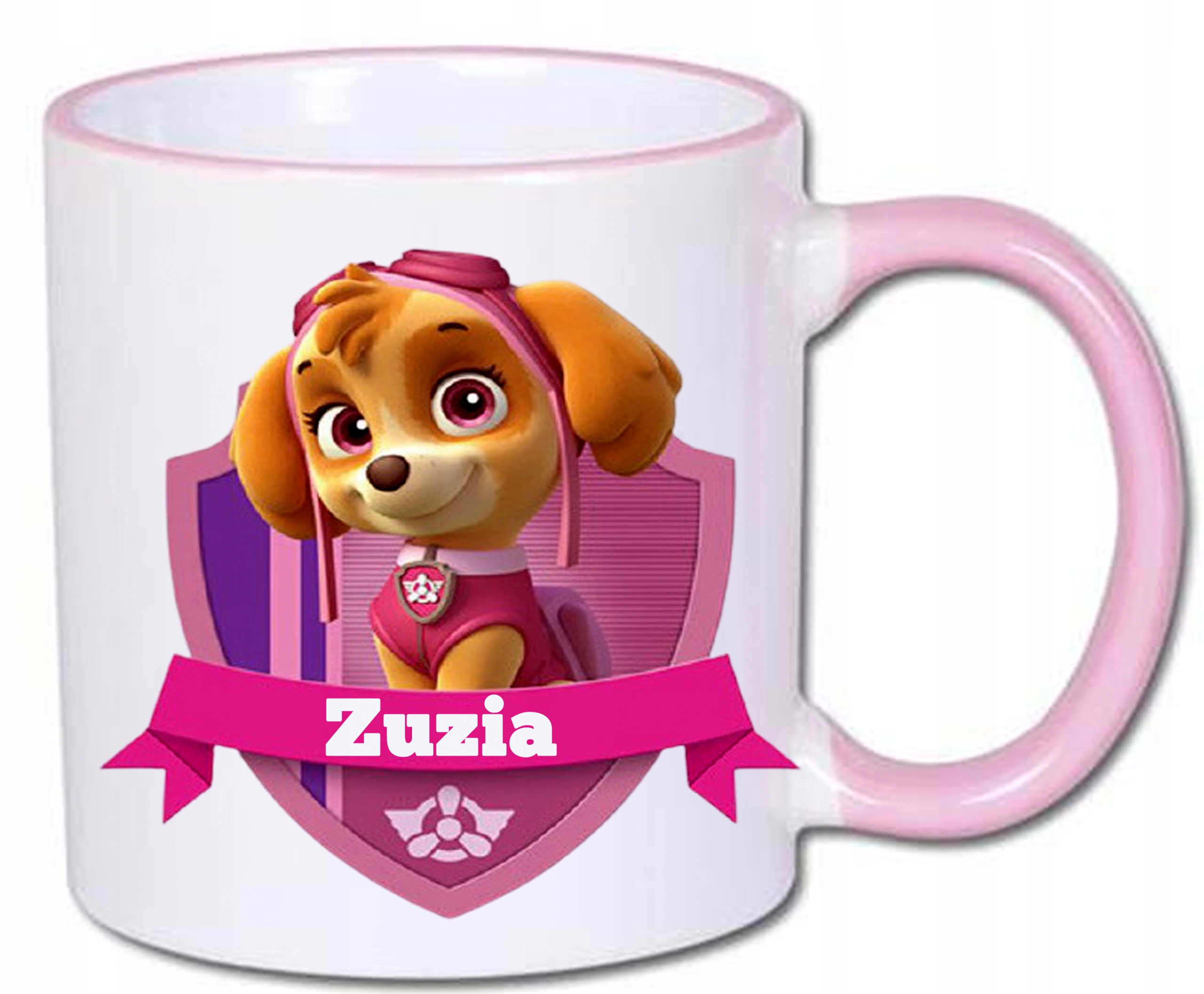 

Kubek Pieski Skye Paw Psi Patrol Chase Piesek+imię