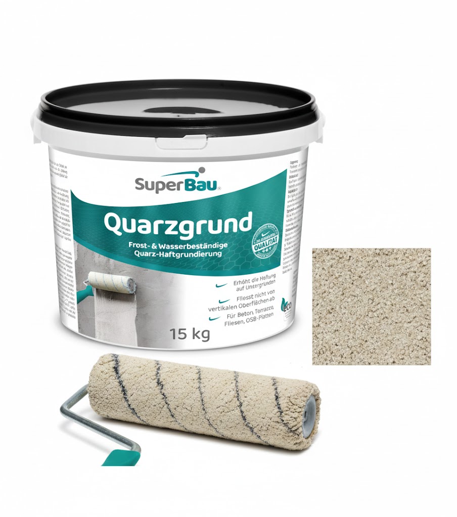 SuperBau Quarzgrund 15 kg, přilnavá křemenná zemina pod dlaždice