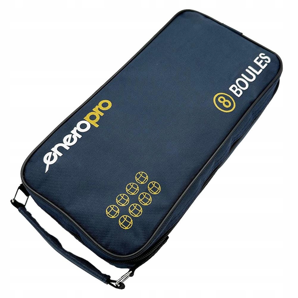 KULE DO GRY 8 SZT.BOULE PETANQUE CZARNE POKROWIEC Model ENERO PRO