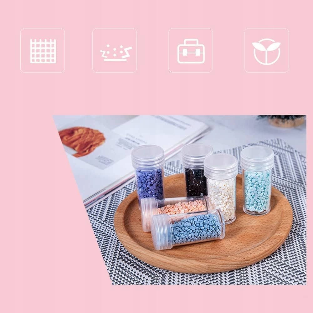 KUFEREK TORBA ORGANIZER DO PRZECHOWYWANIA AKCESORIÓW MALOWANIA DIAMENTAMI Rodzaj zestaw