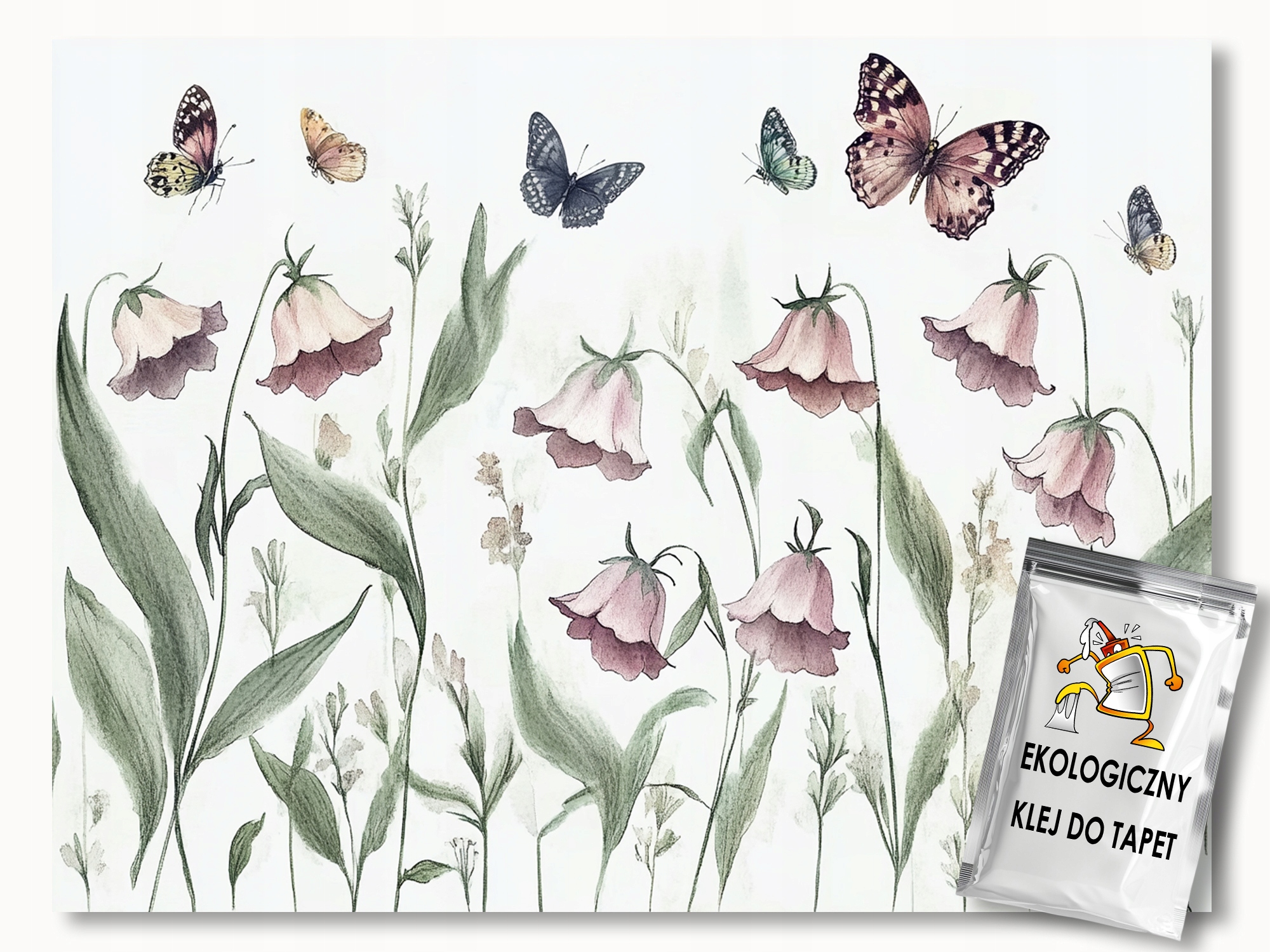 Fototapeta Flizelina Zahrada Louka Jaro Léto Květiny Motýli 250x175 110g