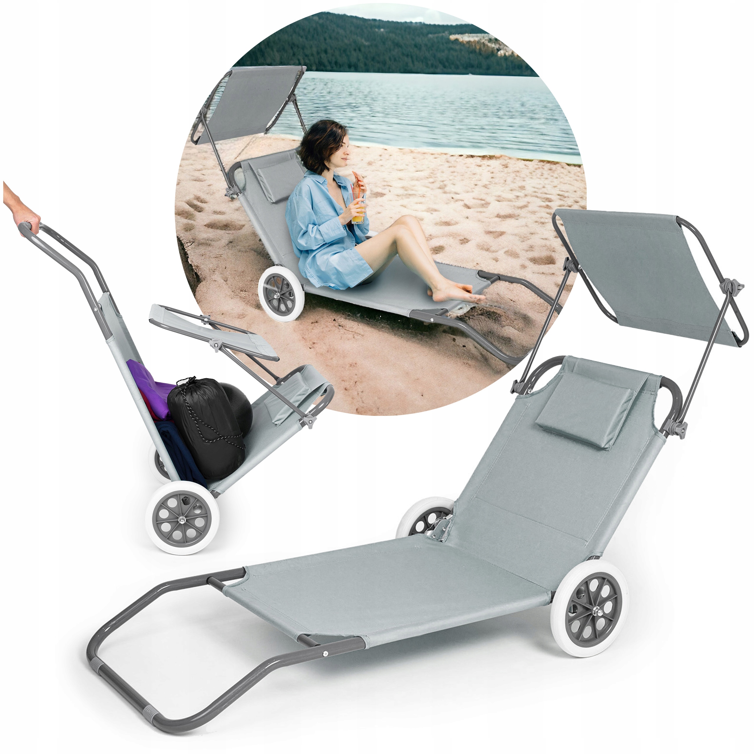 Wózek na Plażę - Niska cena na Allegro.pl