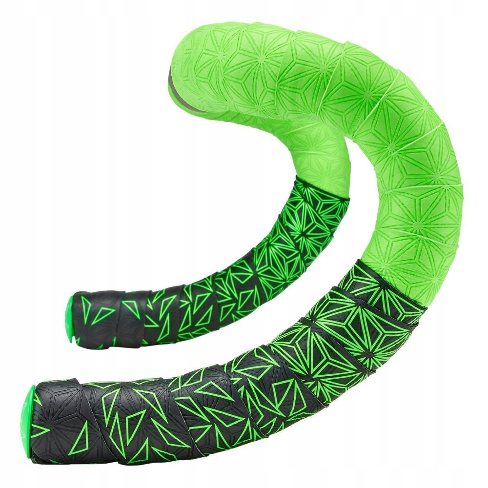 Supacaz owijka Sticky Kush Star Fade neon green