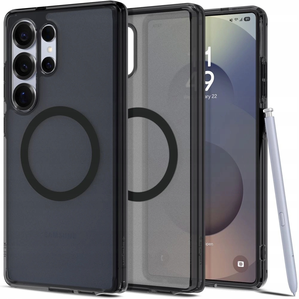 Pouzdro Spigen Ultra Hybrid Mag pro Samsung Galaxy S25 Ultra černé