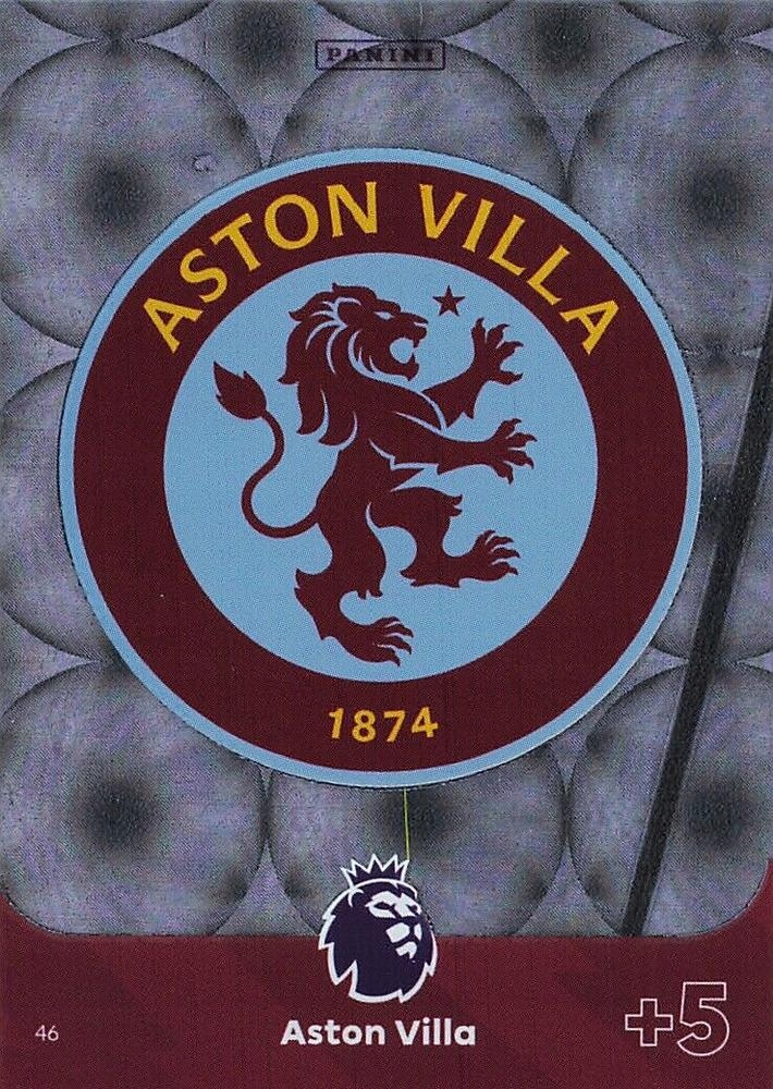 Premier League 2024 46 Club Crest Aston Villa Pani