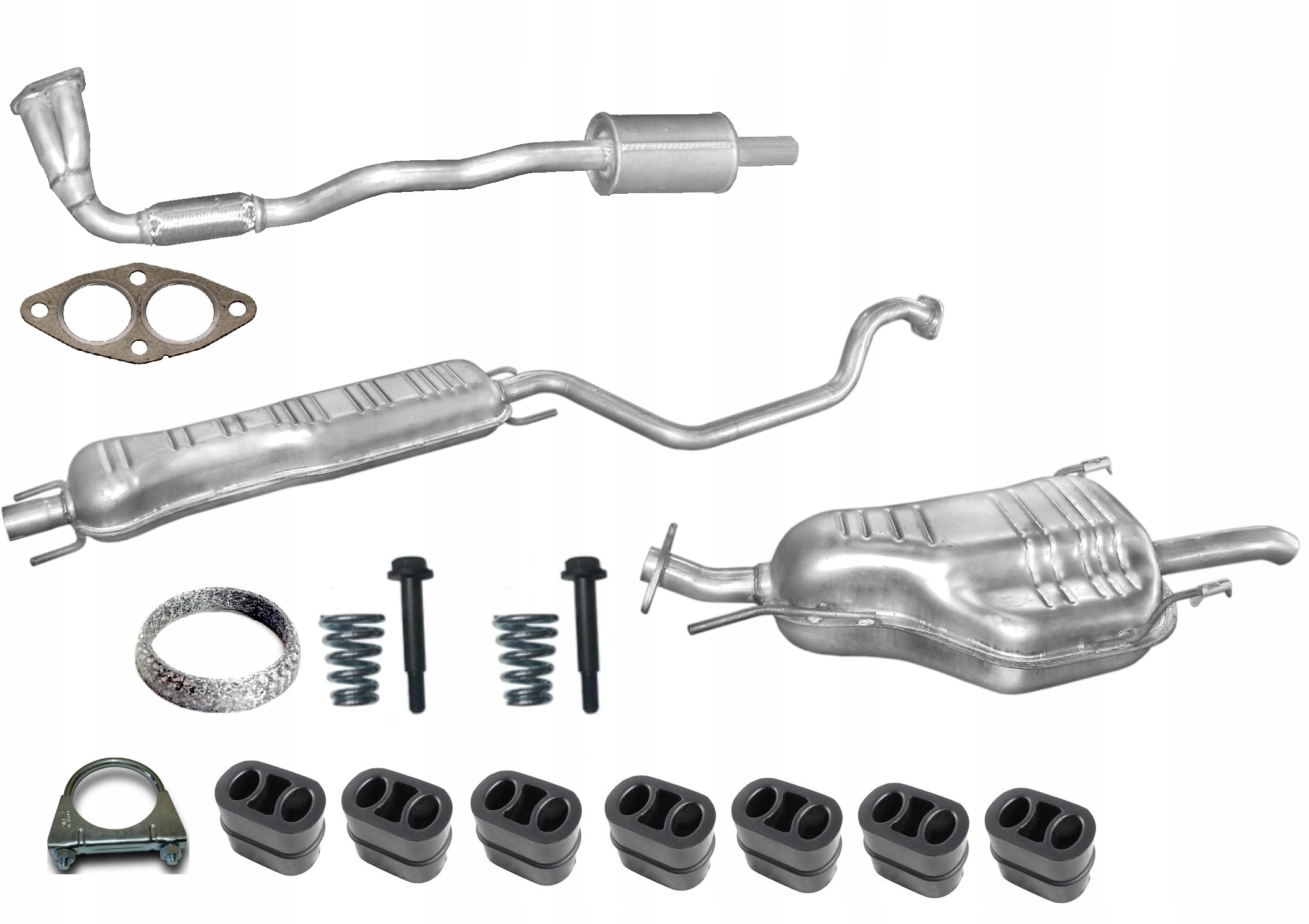 OPEL ASTRA G 1.4 1.6 1.8 16V TŁUMIK KOMPLET