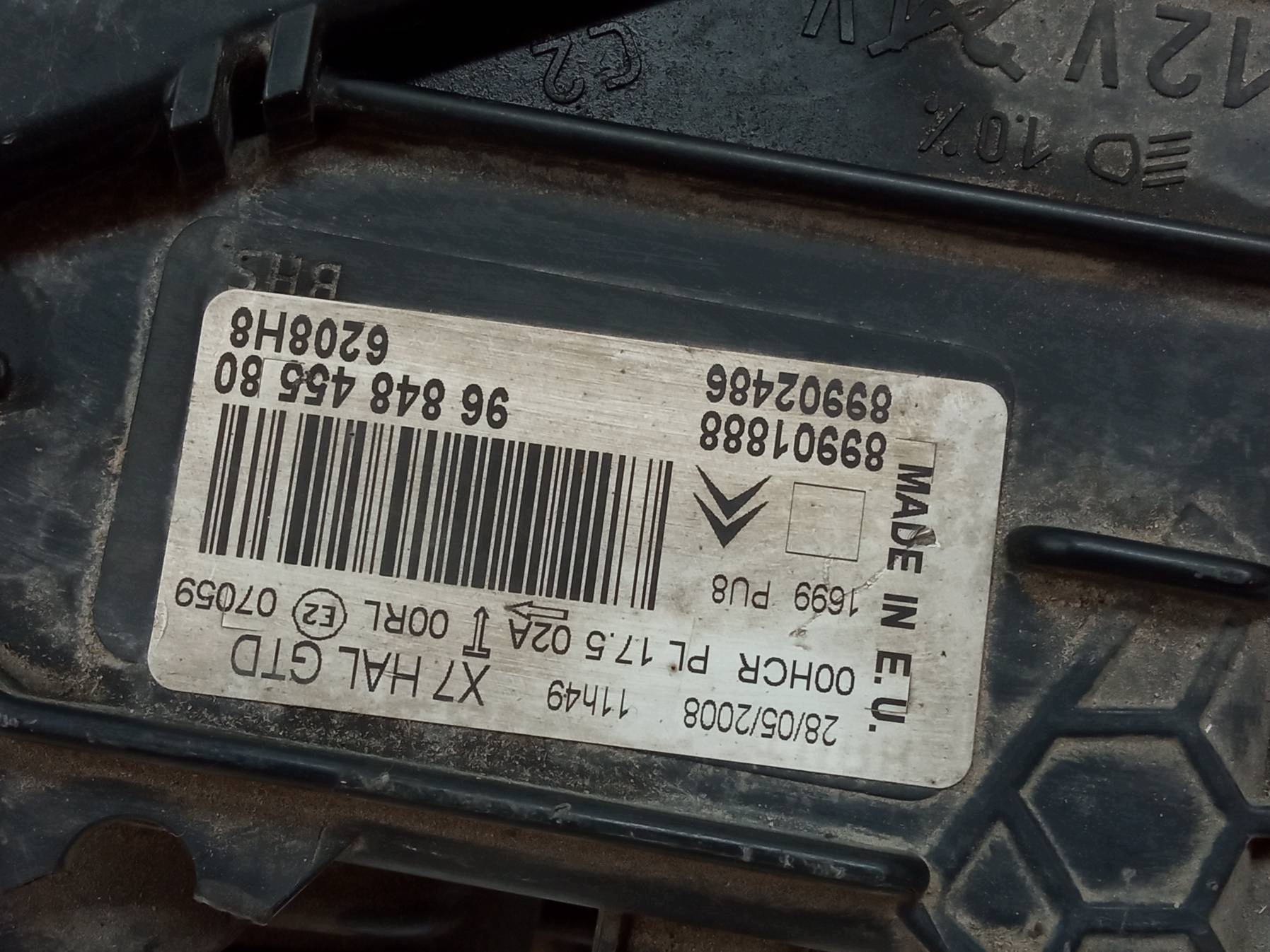 light front left EU X7 9684845580 Citroen C5 II (2007- )