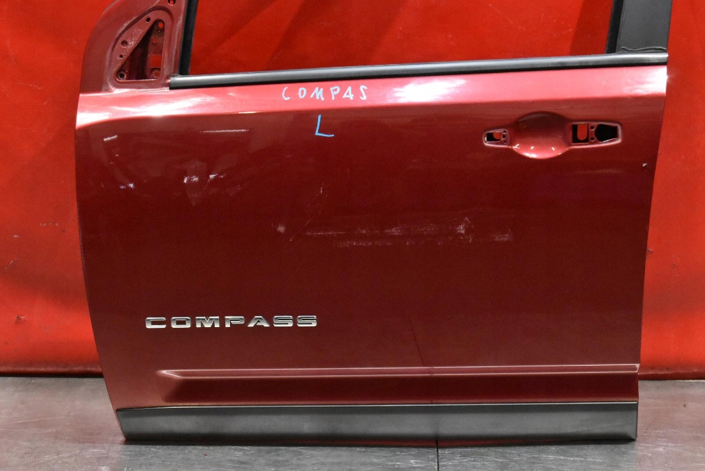 door left front front red JEEP COMPASS 1 and 10-17