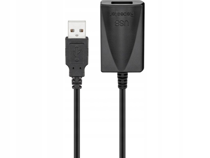 Przedłużacz USB 2.0 Goobay czarny WNC95439