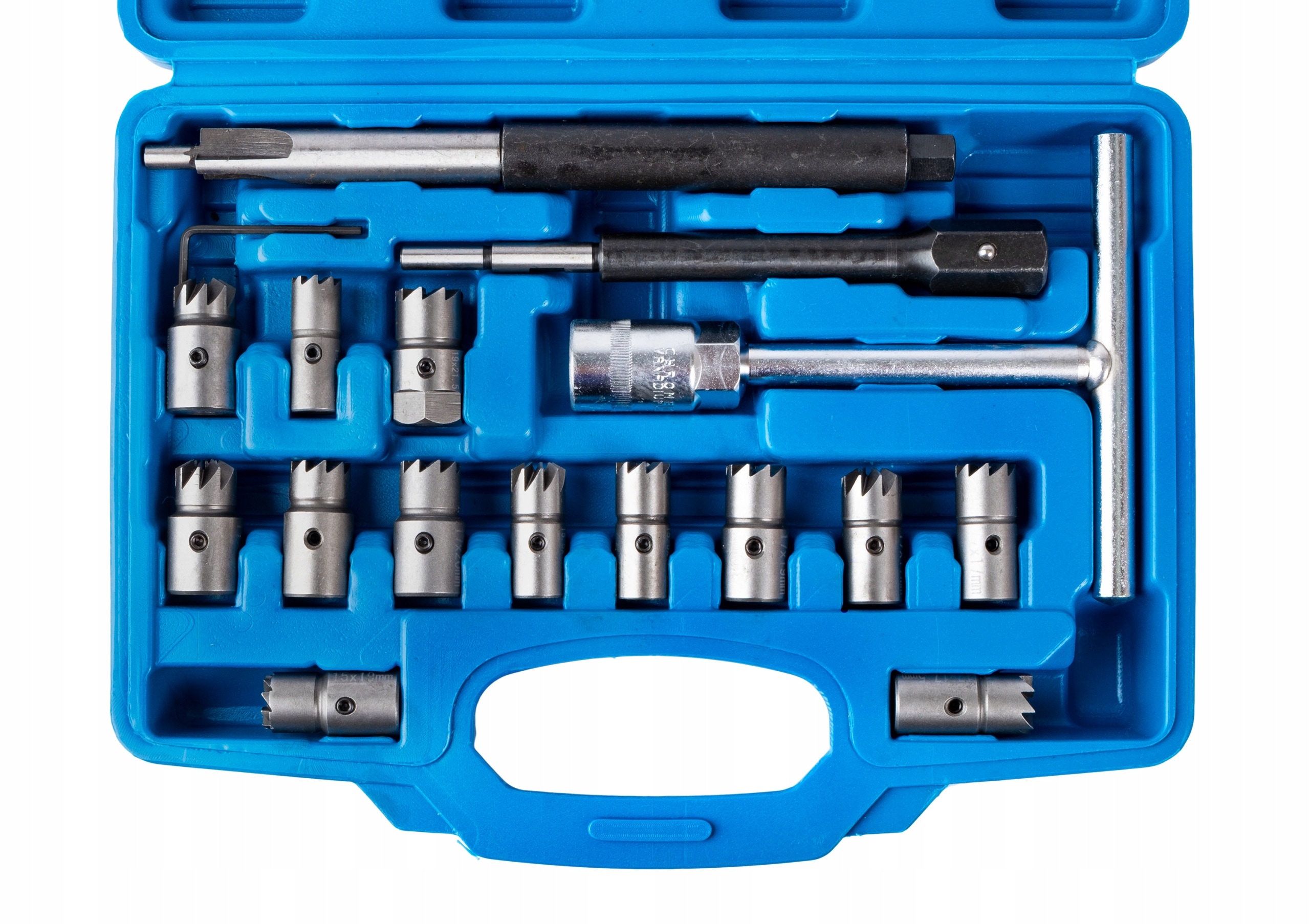 FREZY DO GNIAZD WTRYSKIWACZY COMMON RAIL 17 ELEMENTÓW Marka inna