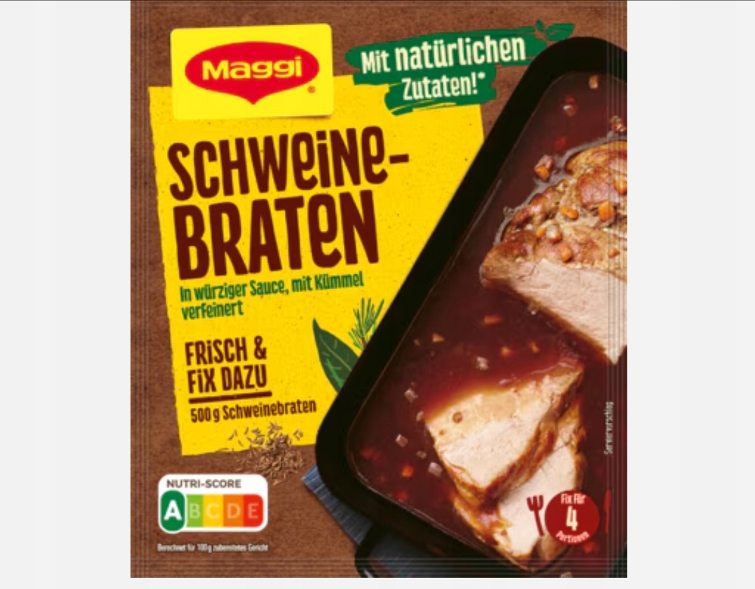 Maggi Fix Schweinebraten свиняча печеня Німеччина - docom.com.ua
