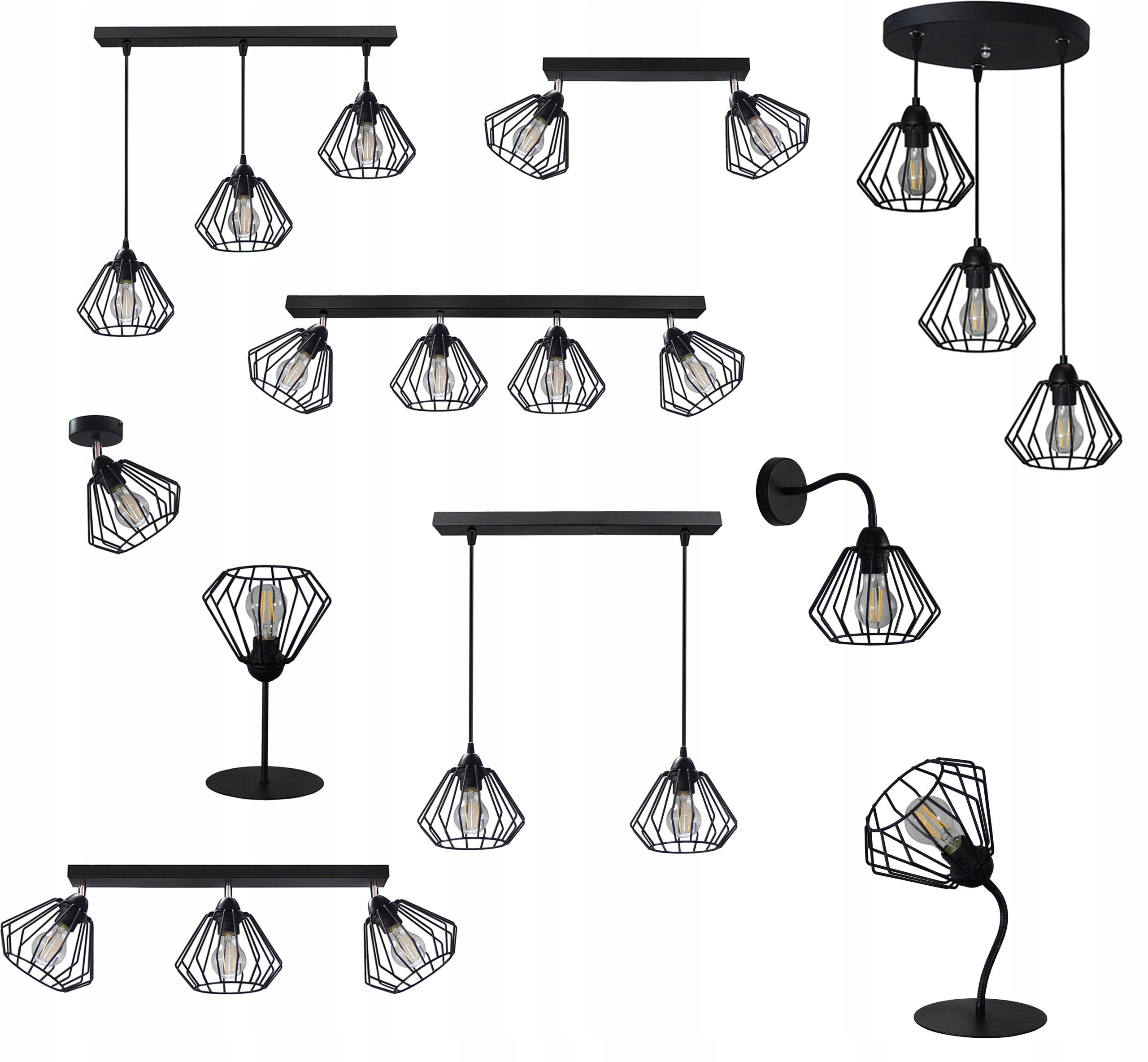 LAMPA PLAFON SUFITOWY PB-4PR LED LOFT E27 DRCIAK M Marka Adex