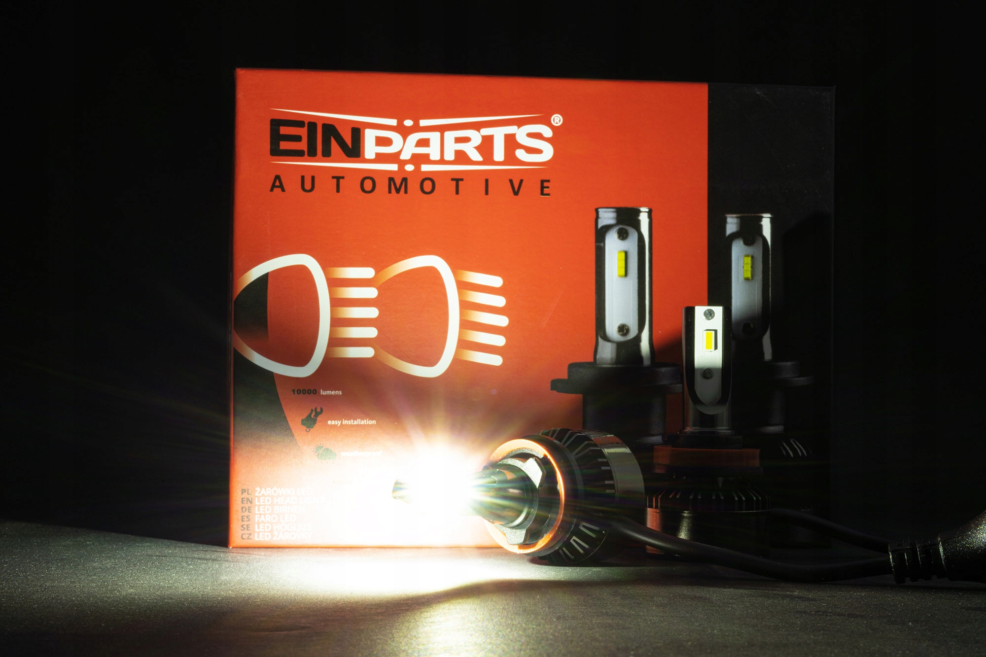 ŻARÓWKI H1 LED FLIP CHIP USA 6000K 12/24V CANBUS Trwałość 60000 h