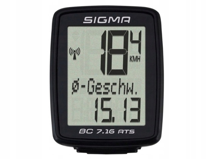 

Licznik rowerowy bezprzewodowy Sigma Bc 7.16 Ats