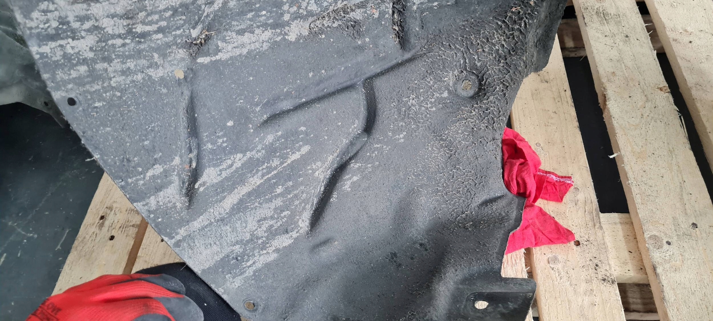 A4 B9 8W S4 mudguard left left front front MATERIAL 8W0821171B