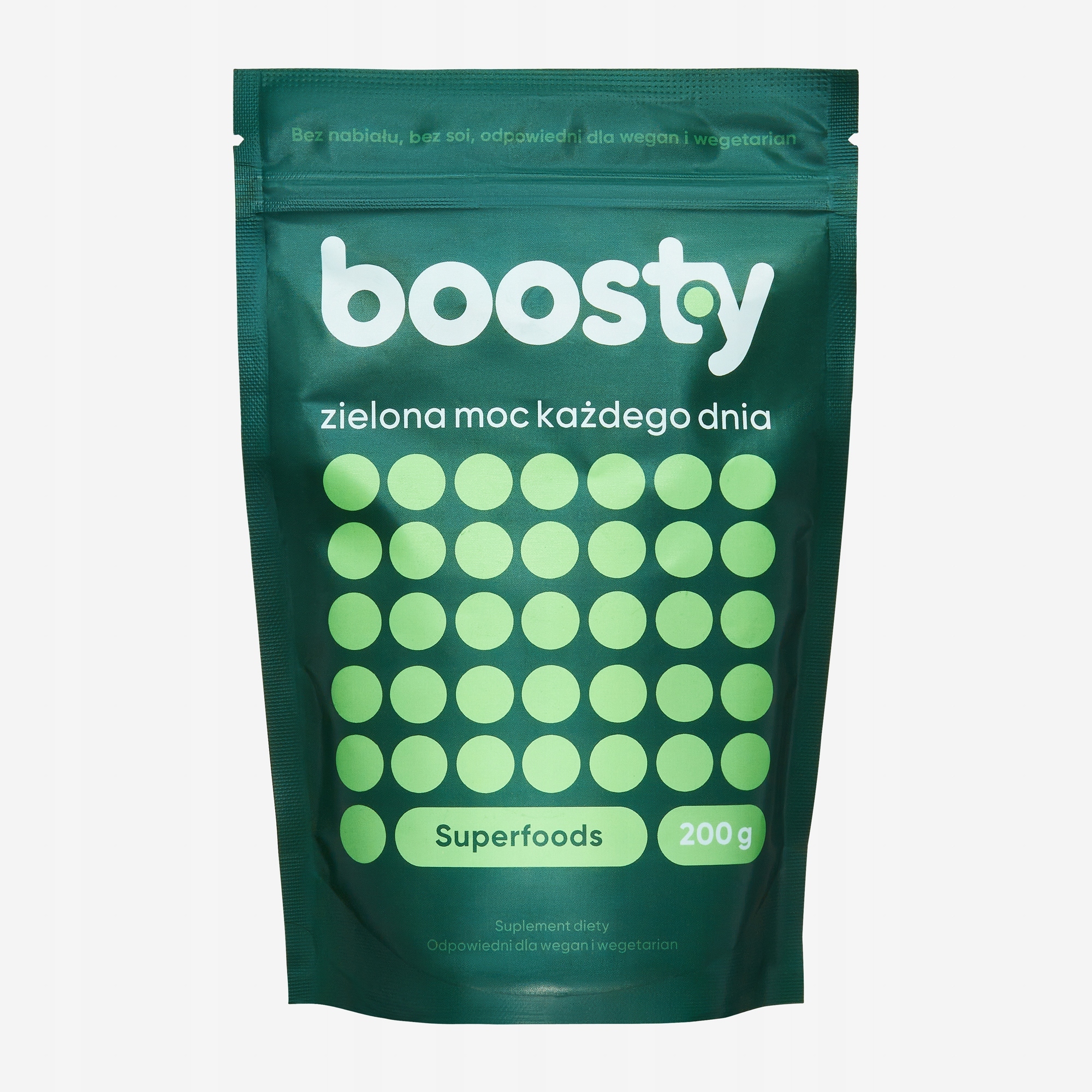 Suplement diety Boostyfoods 200 g bez cukru bezglutenowy wegański