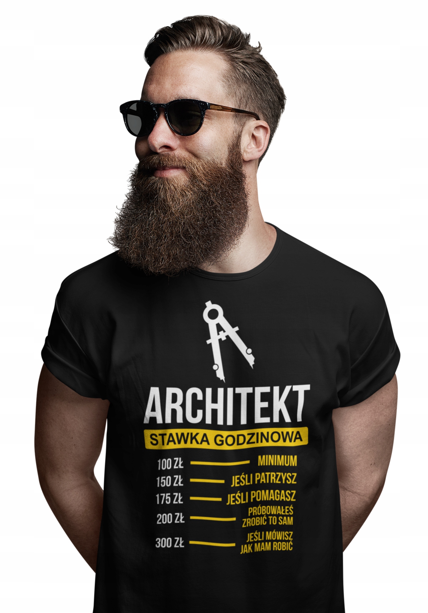 

Koszulka Dla Architekta Stawka Godzinowa Prezent