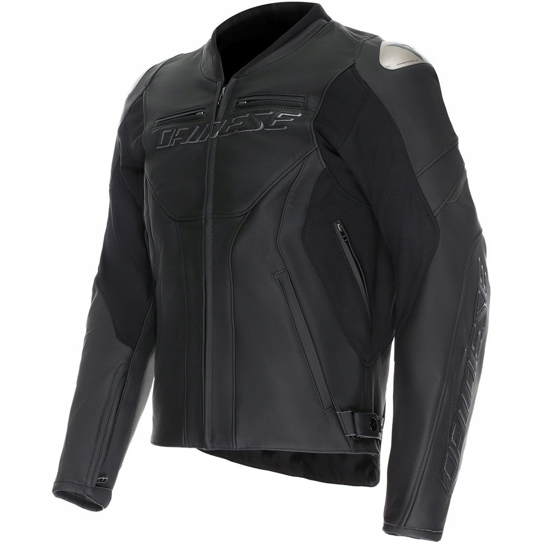 Kožená motocyklová bunda Dainese Racing 5 čierna 56