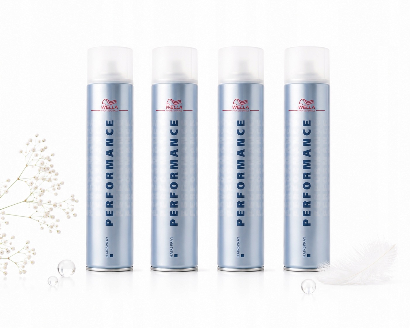 Wella Performance Zestaw 4 x 500ml Lakier Do Stylizacji Włosów
