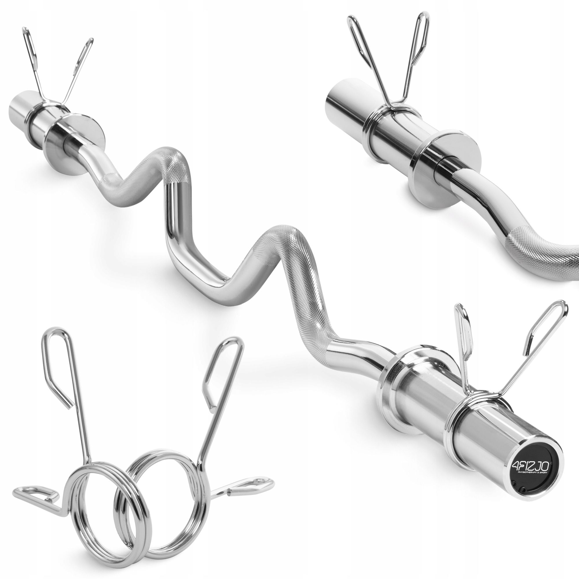 Osa Silně Zlomený Ocelový Chromovaný Svorky Činka Pro Cvičení 120 CM