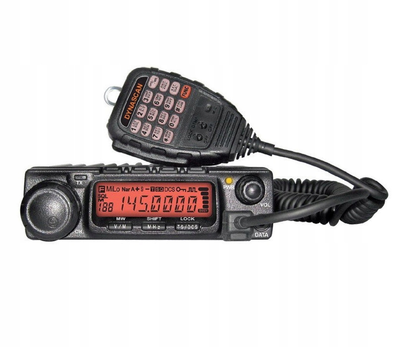 Dynascan M6D radiotelefon Vhf duża moc 70W radio straż pożarna Psp Osp