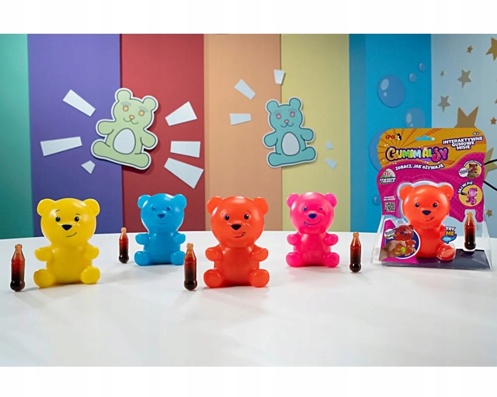 GUMIMALSY INTERAKTYWNY GUMOWY MIŚ CZERWONY EPEE Bohater brak