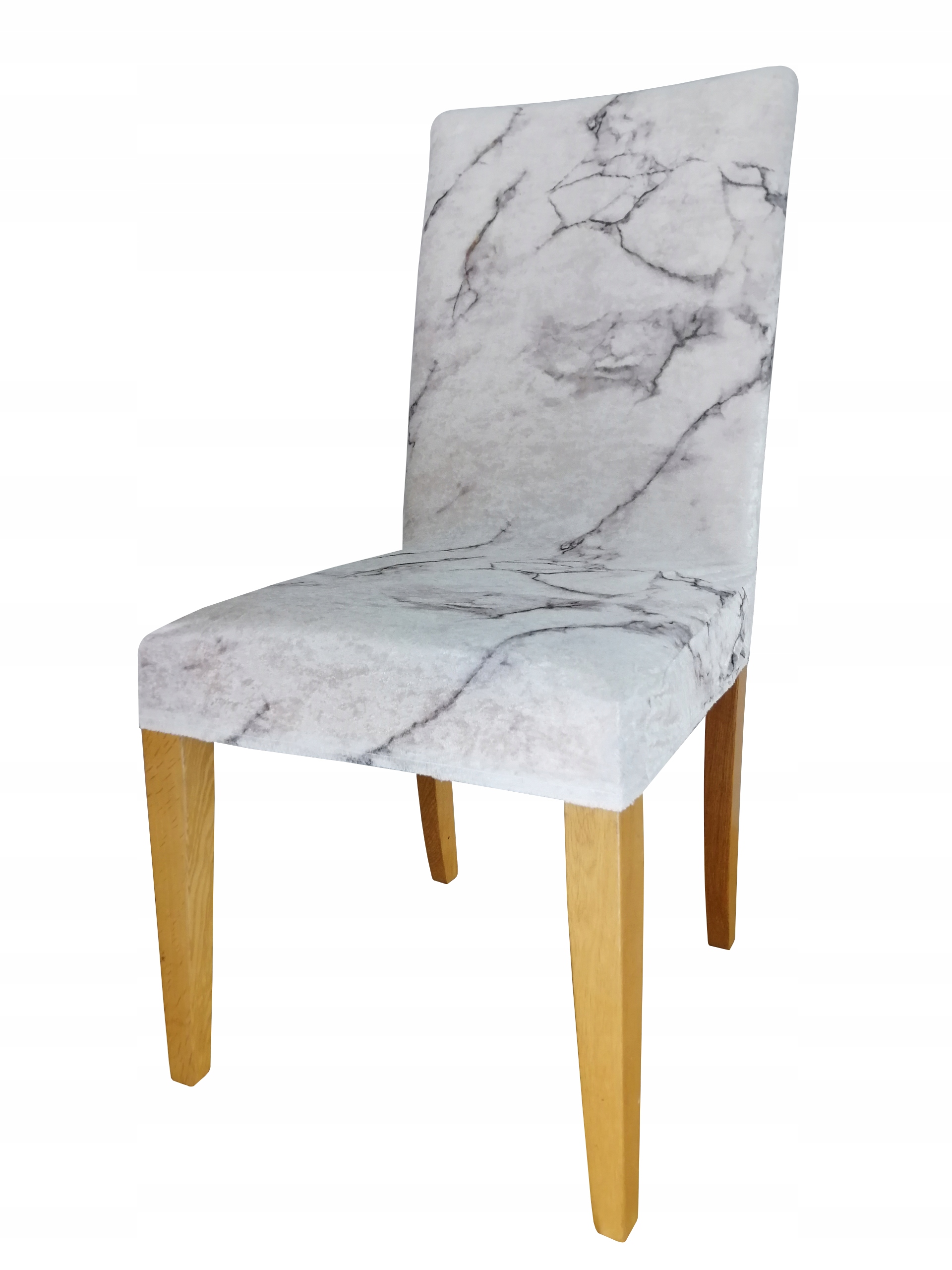 

Pokrowiec Na Krzesło Szary Elastyczny Uniwersalny