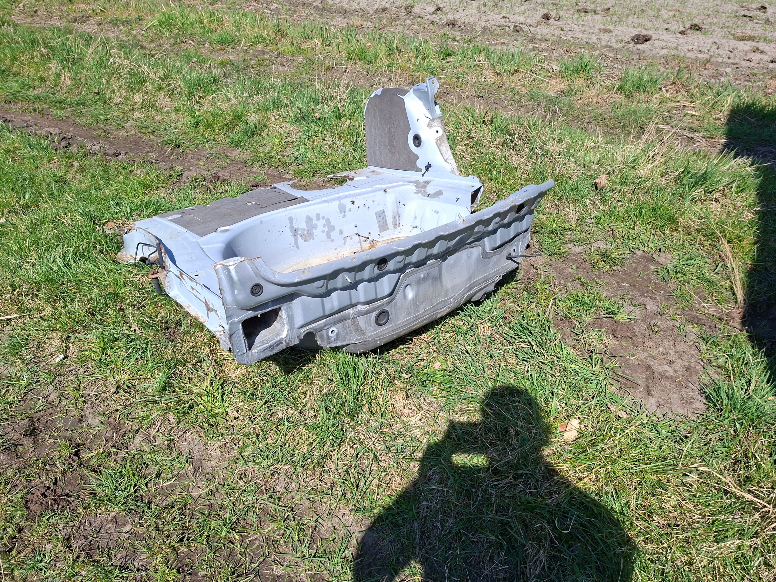 sump rear panel rear audi a6 c6 LY7W