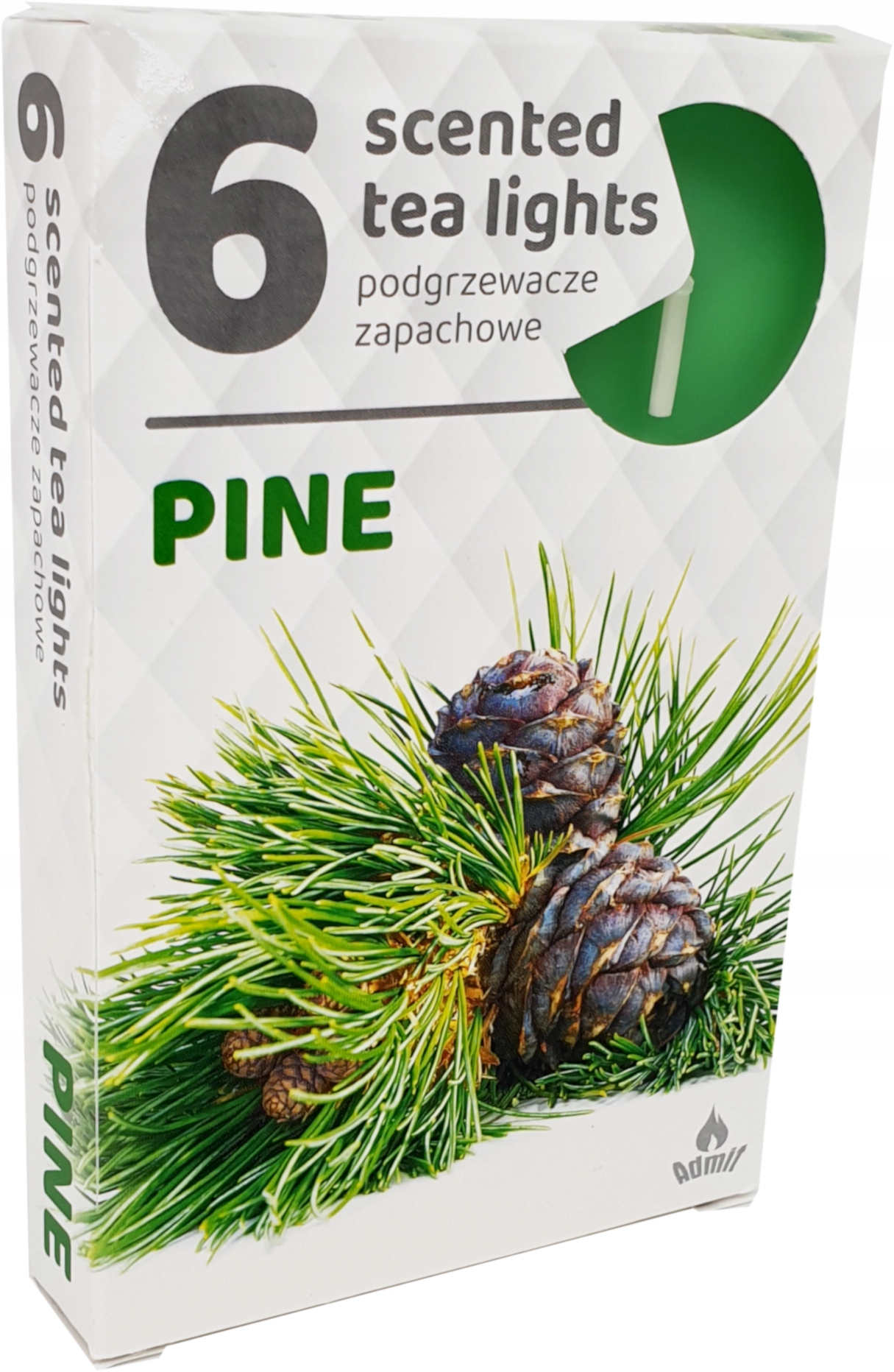 Podgrzewacze zapachowe 6 sztuk, zapach SOSNA