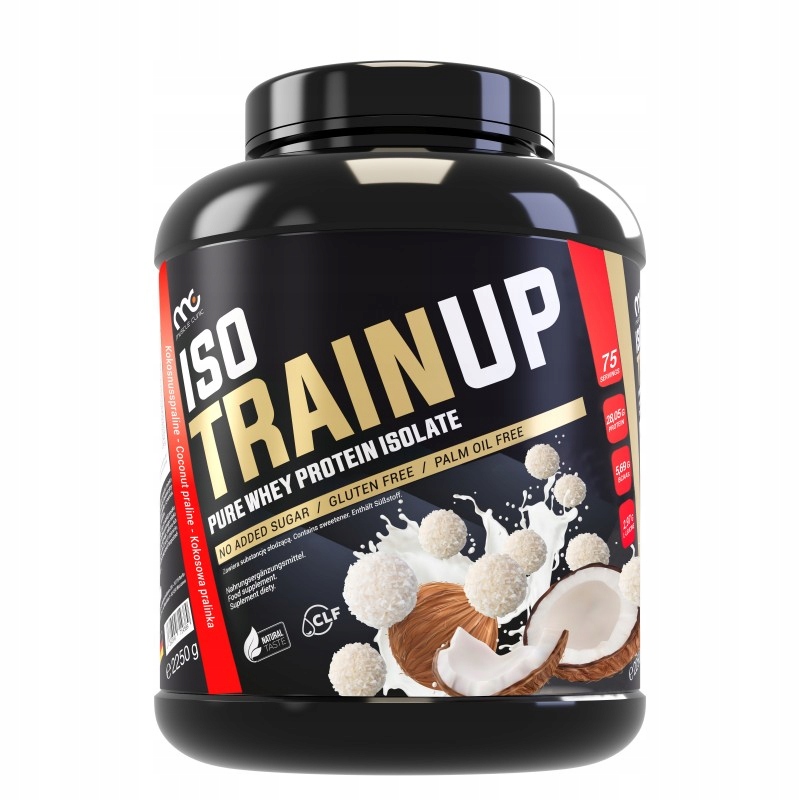 Muscle Clinic Iso Train Up 2250g Wpi proteinový izolát čistý Top
