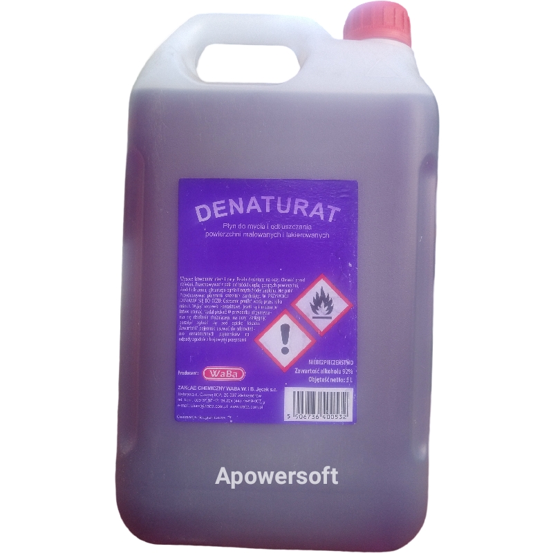 

Denaturat 5l alkohol etylowy 92 %