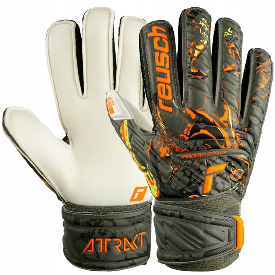Rękawice Reusch Attrakt Solid Finger Support Jr 8