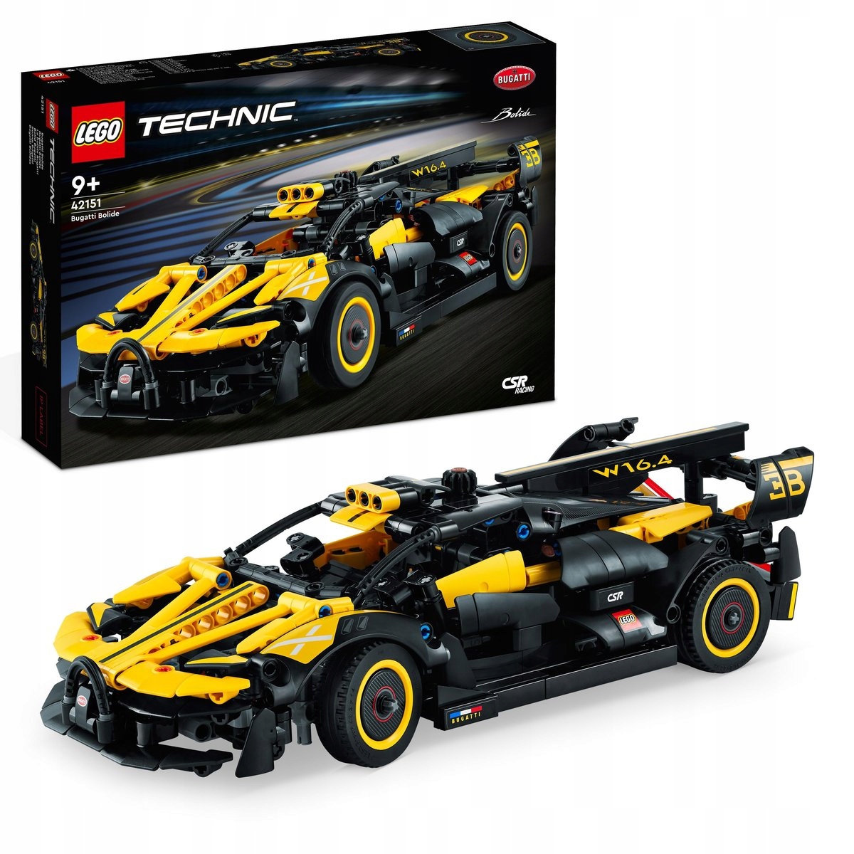 LEGO TECHNIC Bolide Bugatti 42151 Liczba elementów 905 szt.