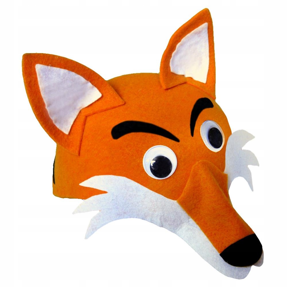 Czapka filcowa lis Strój liska lisa przebranie na przedstawienie Stan opakowania oryginalne
