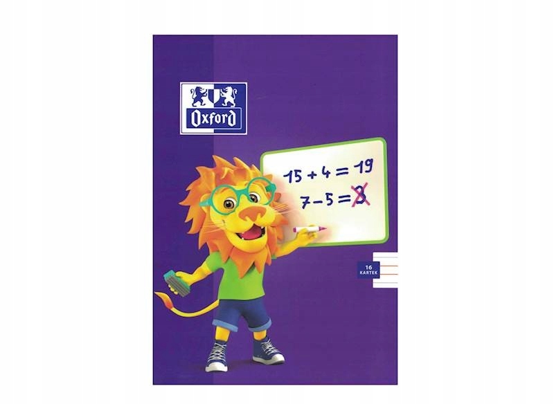 

Zeszyt A5 16k podwójna linia 90g Oxford Fioletowy