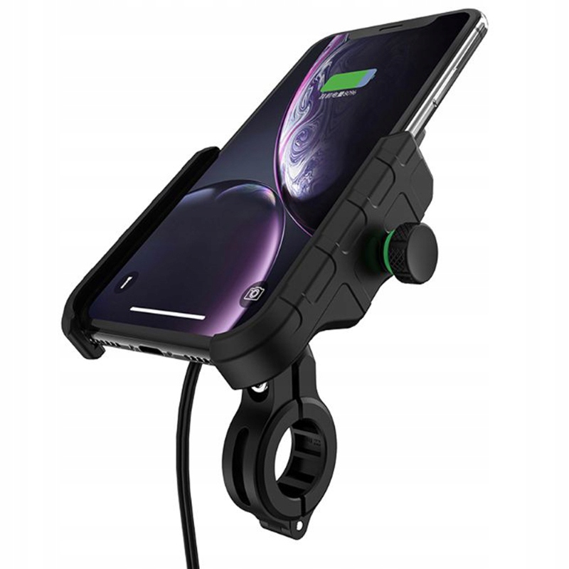 

Motocyklowy Uchwyt Telefon Indukcyjny Qi Imadło