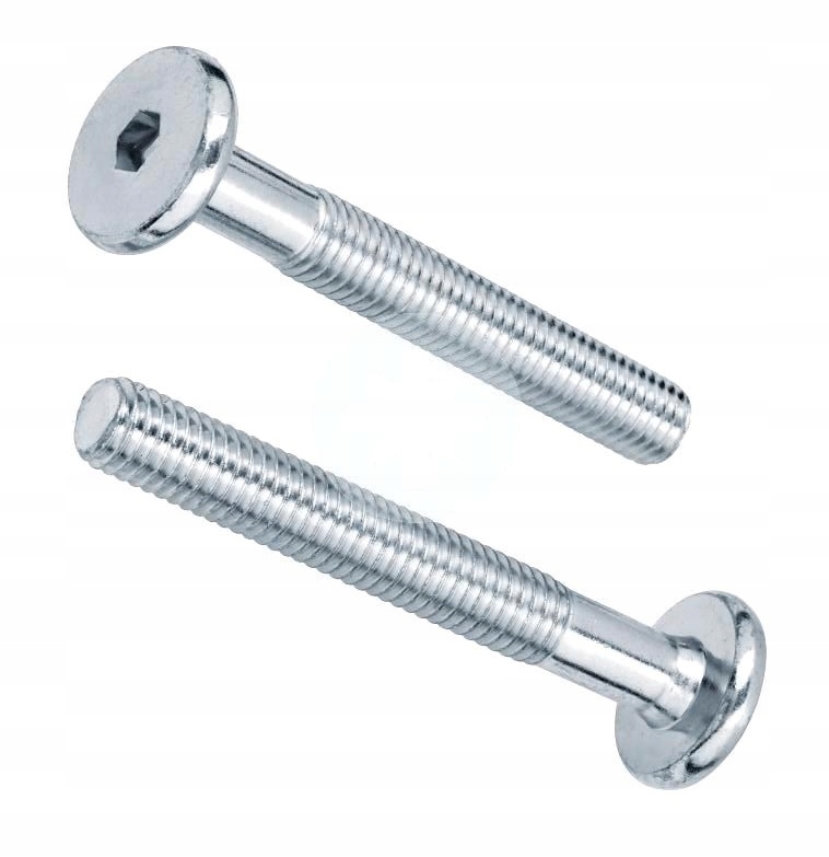 Komplet Metrický Šroub Pozinkovaná Válcová Hlava Imbus M8x100 100 kusů