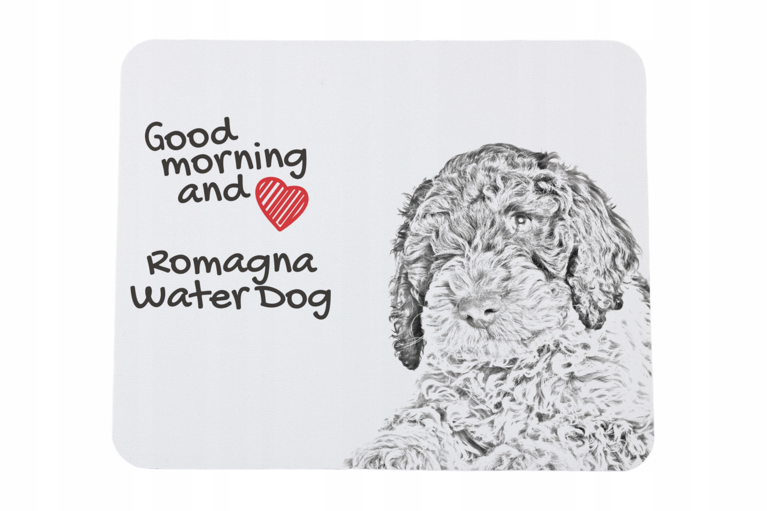 Lagotto Romagnolo podkładka pod myszkę z nadrukiem, personalizowana podkł