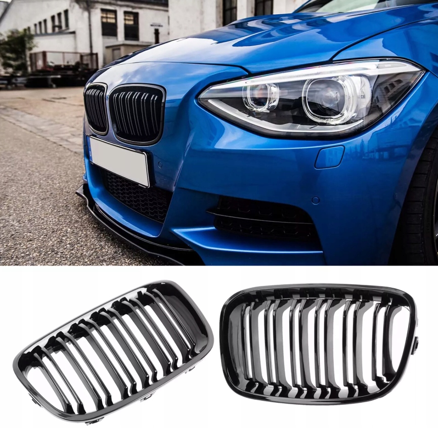 Maska Chladiče Ledvinky Atrapa Bmw F20 F21 Předlift 2011-2014 Černý M3 Look