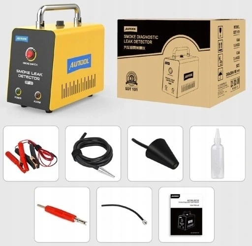 TESTER SZCZELNOŚCI ZADYMIARKA GENERATOR DYMU DYMNY Marka Autool