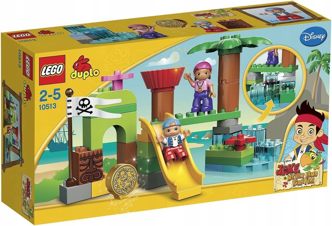 Lego Duplo 10513 Jake i Piraci z Nibylandii Disney Kryjówka w Nibylandii