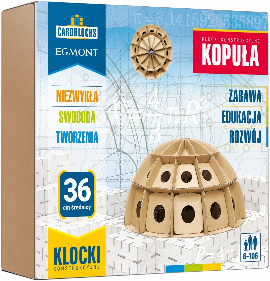

Kartonowe Klocki Konstrukcyjne Cardblocks Kopuła