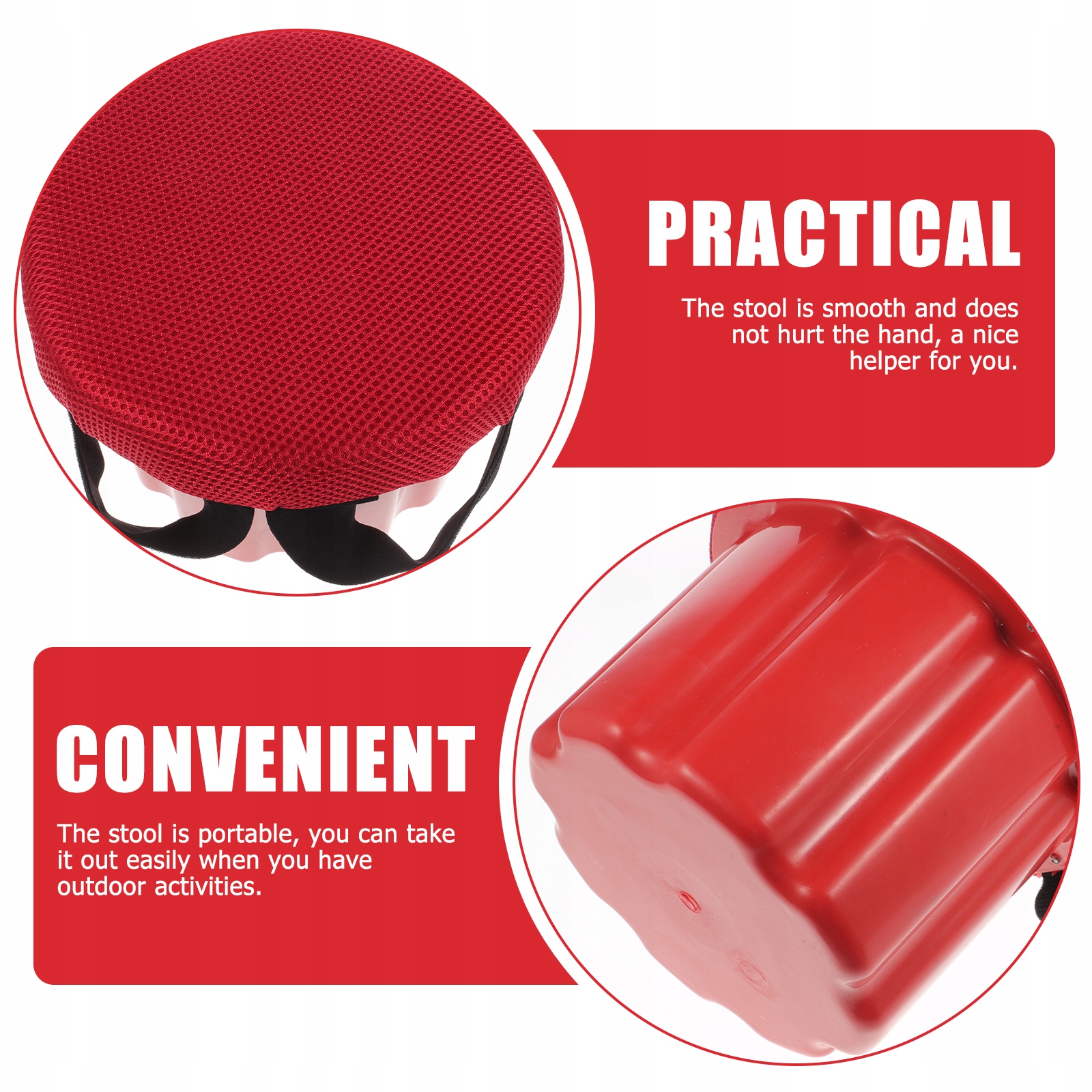 STOŁEK PLASTIKOWY DO PIELENIA STOŁEK DO PRACY OGRODOWEJ Rozmiar inny