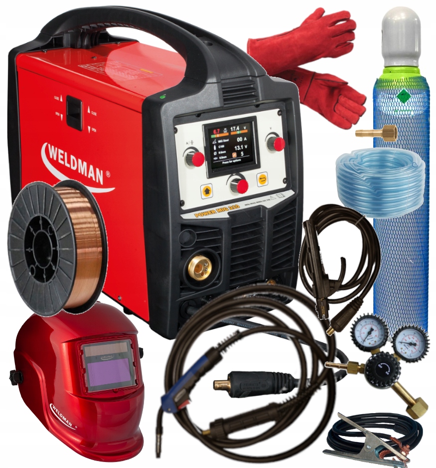 Półautomat migomat 3w1 POWER MIG 210 4X4 WELDMAN