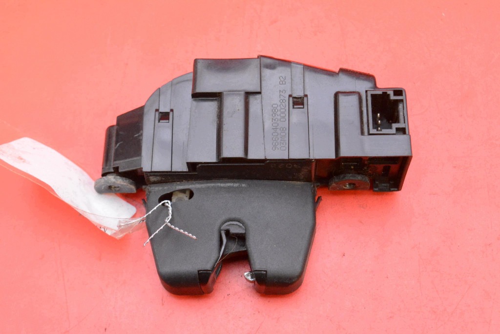 lock bonnet rear part boot 9660403980 PEUGEOT 207 5D HB 06-09