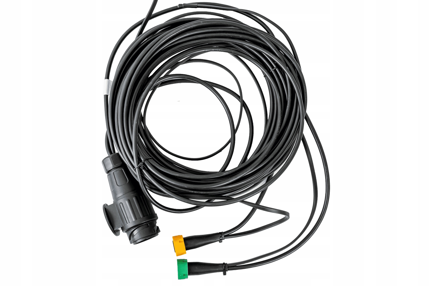 Kabel pro přívěs 13 pin 7 m – zástrčka 13-PIN bajonet 5-PIN Mantes