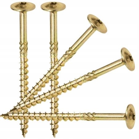 Wkrety Ciesielskie do Drewna Talerzowe TORX Klimas WKCP 6x200 100 szt Liczba sztuk 100 szt.